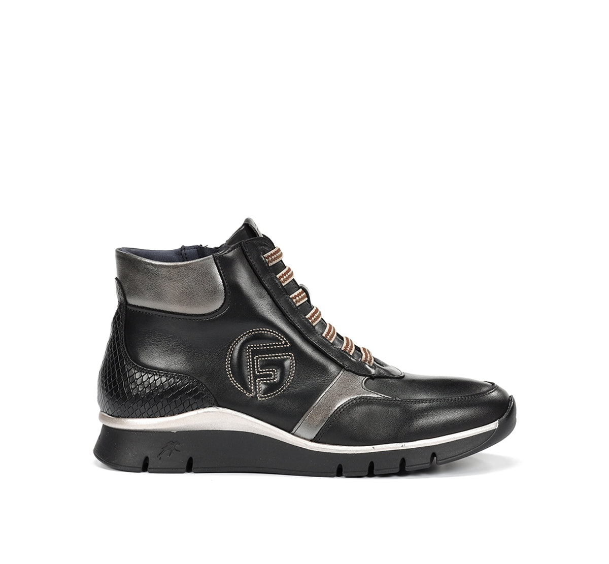 Fluchos Union F2077 bottines noires femme cuir