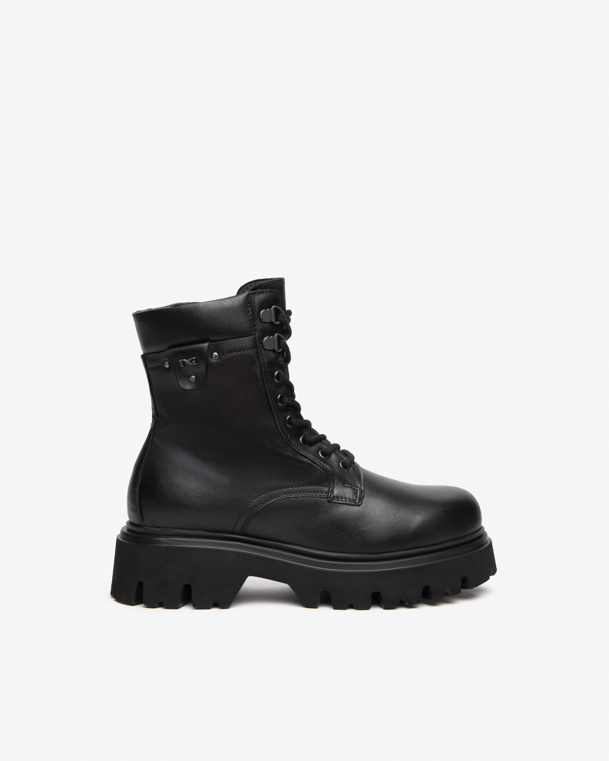 Nero Giardini Combat Boots rangers cuir femme