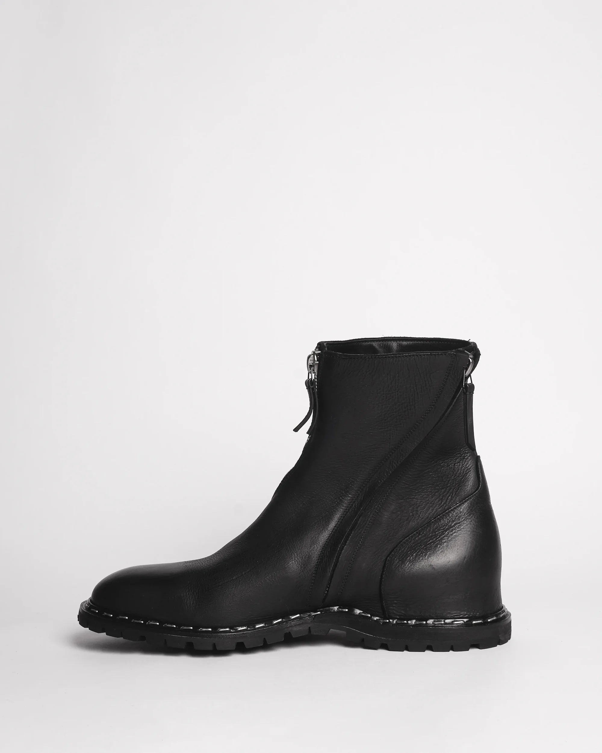 Premiata 015 boots cuir double zip