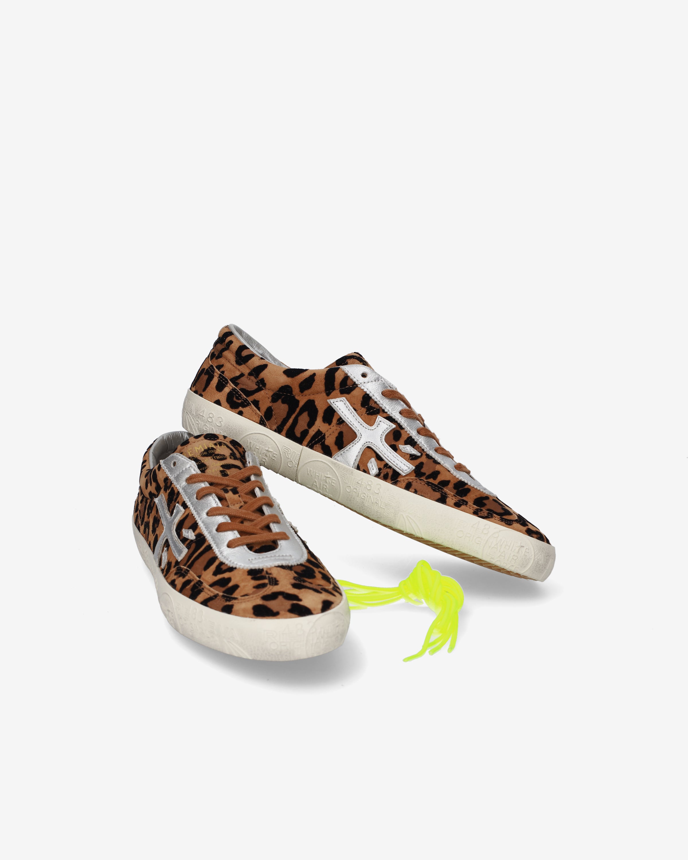 Premiata Davidd 8604 baskets beige animal