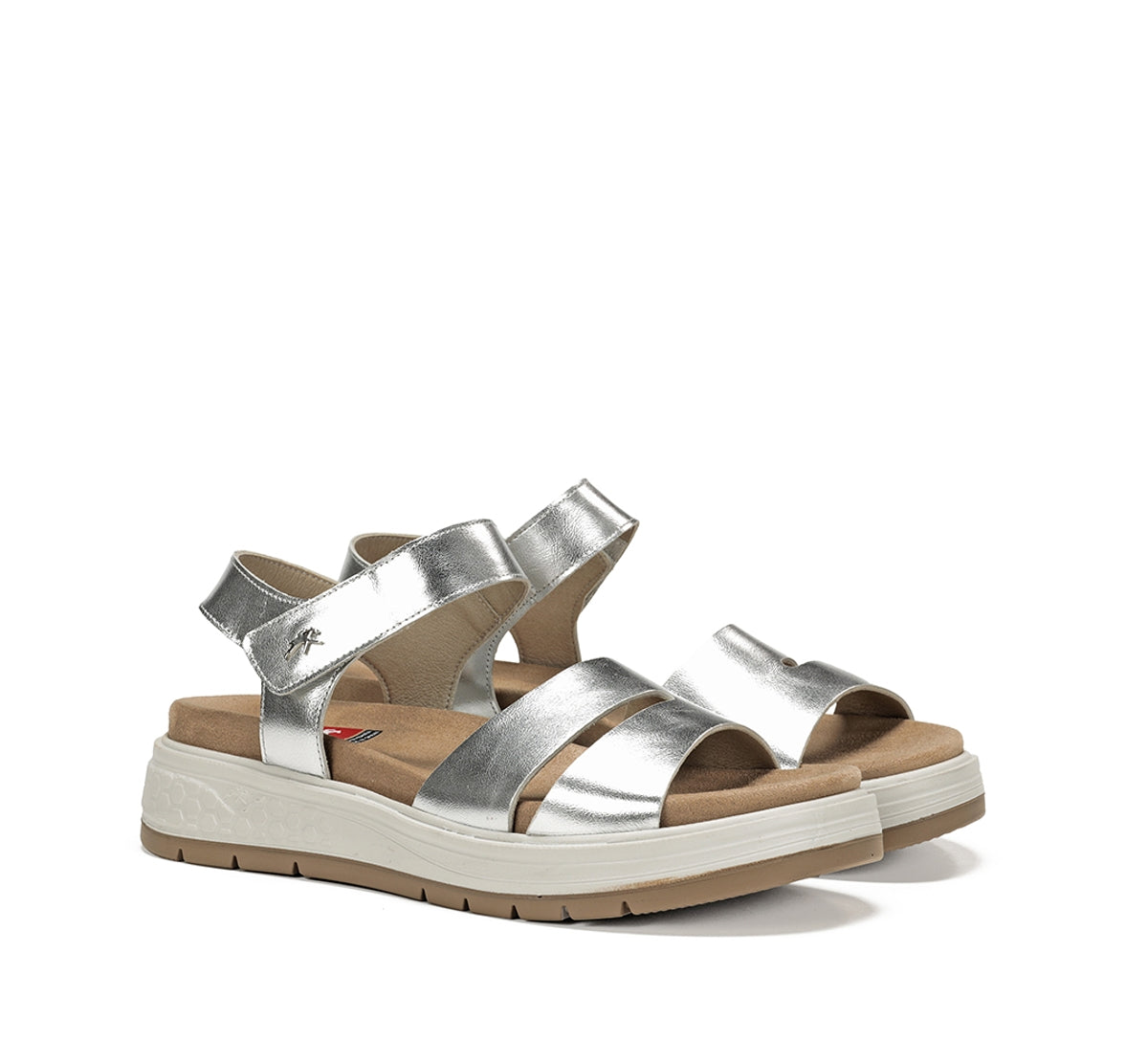 Fluchos Street F2006 sandale femme argent confort