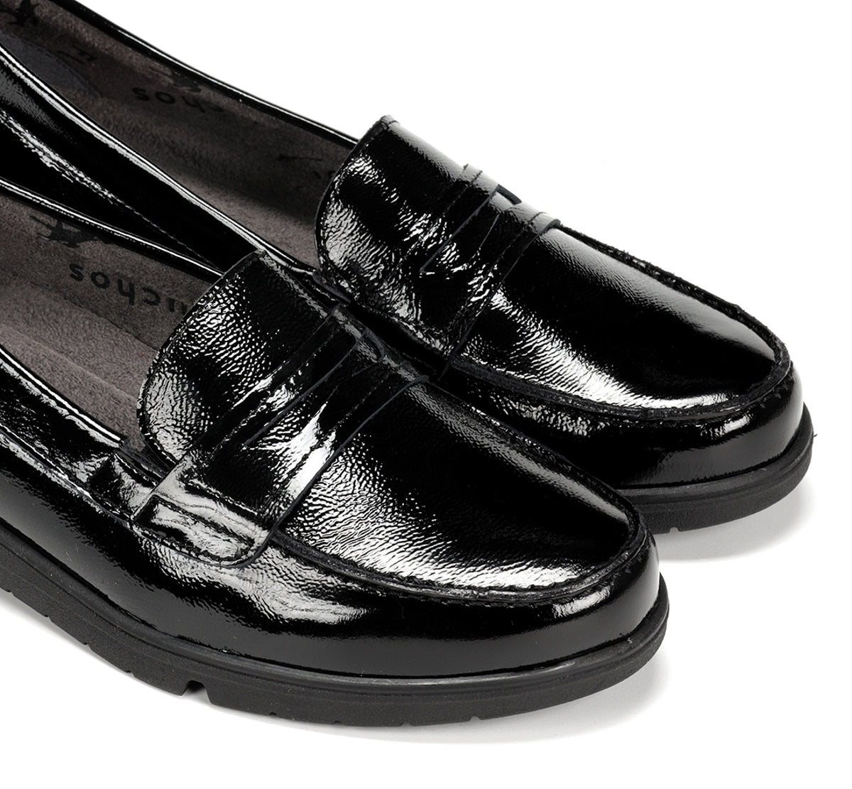Fluchos Styll F1835 mocassin noir semelle crantée