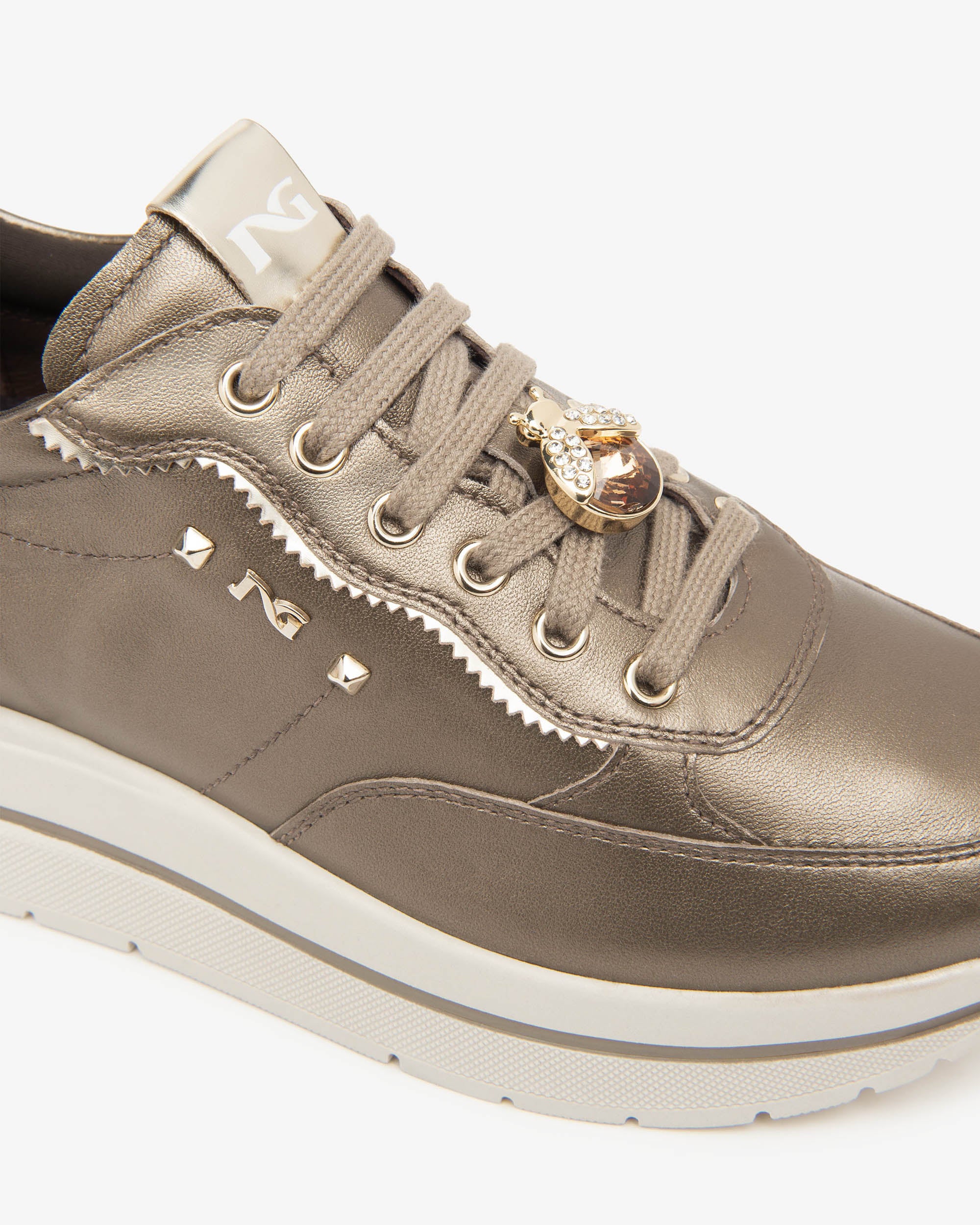 Nero Giardini Sneakers basket cuir femme hiver memory