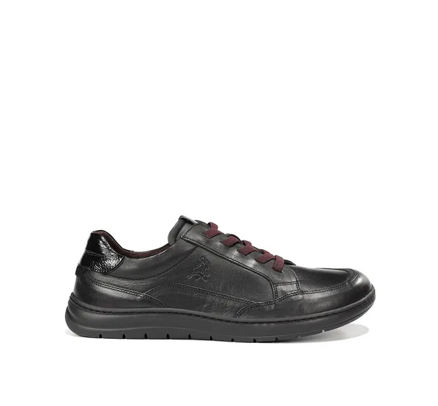 Fluchos Jungle F2552 baskets femme noir cuir souple