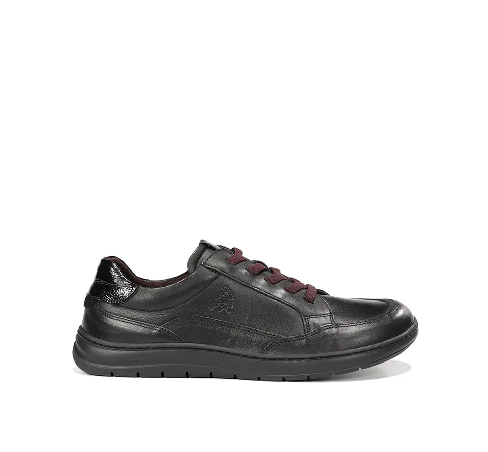 Fluchos Jungle F2552 baskets femme noir cuir souple