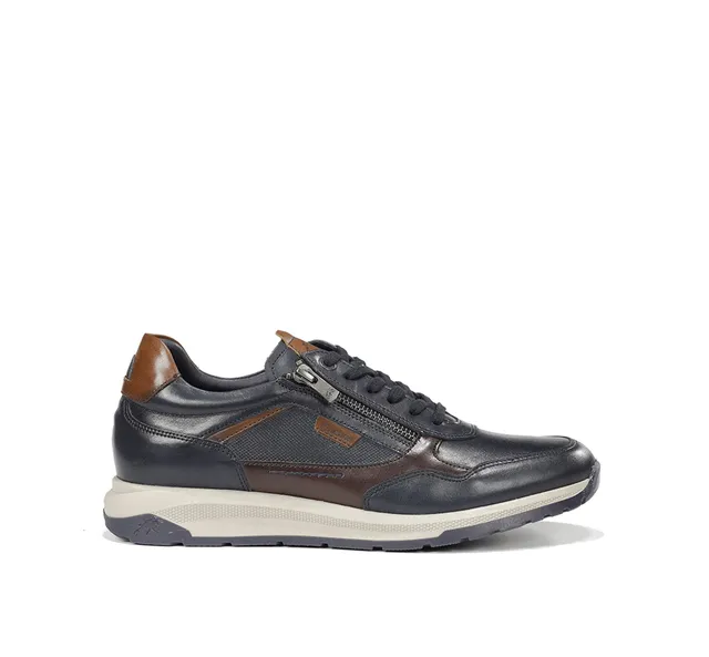 Fluchos Karter F2530 baskets homme bleu cuir