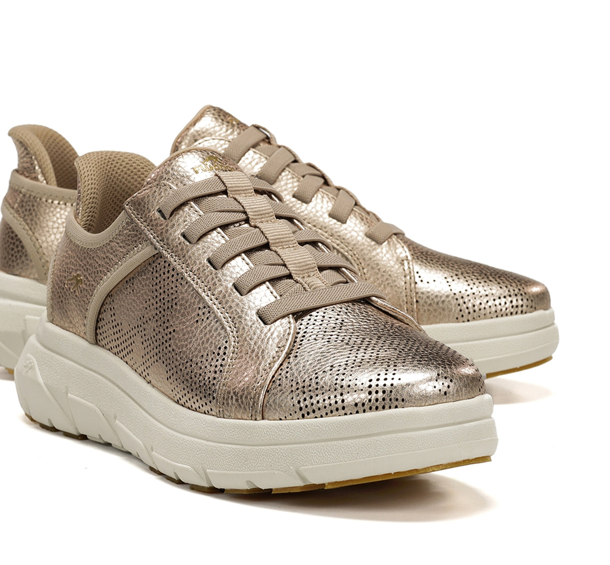 Fluchos First F2435 Chaussures Doré Femme Confort