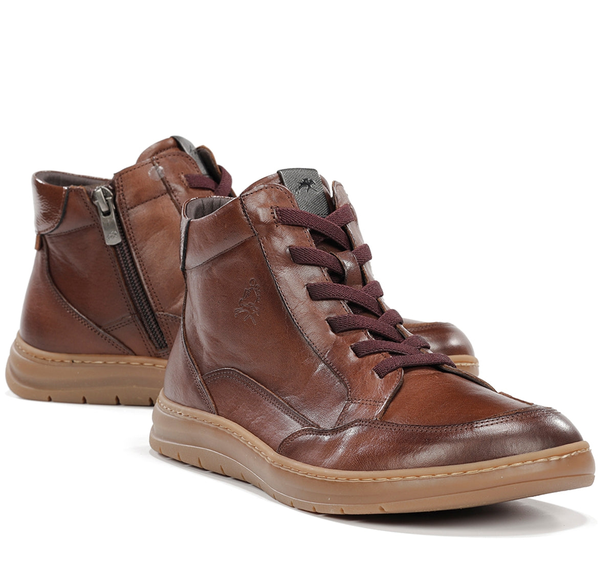 Fluchos Jungle F2553 Bottines Femme Marron Cuir