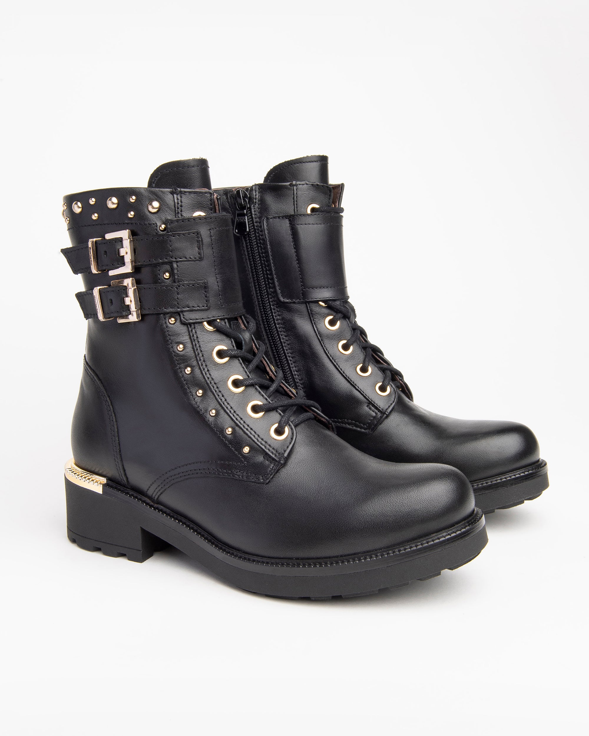 Nero Giardini Combat Boots rangers cuir femme 35-41