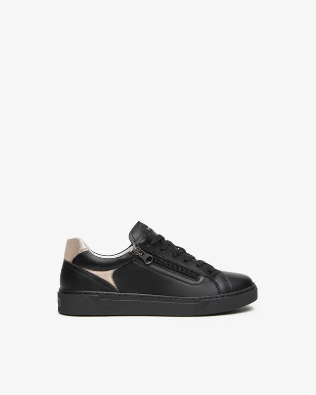 Nero Giardini Sneakers Baskets Femme Cuir Zip