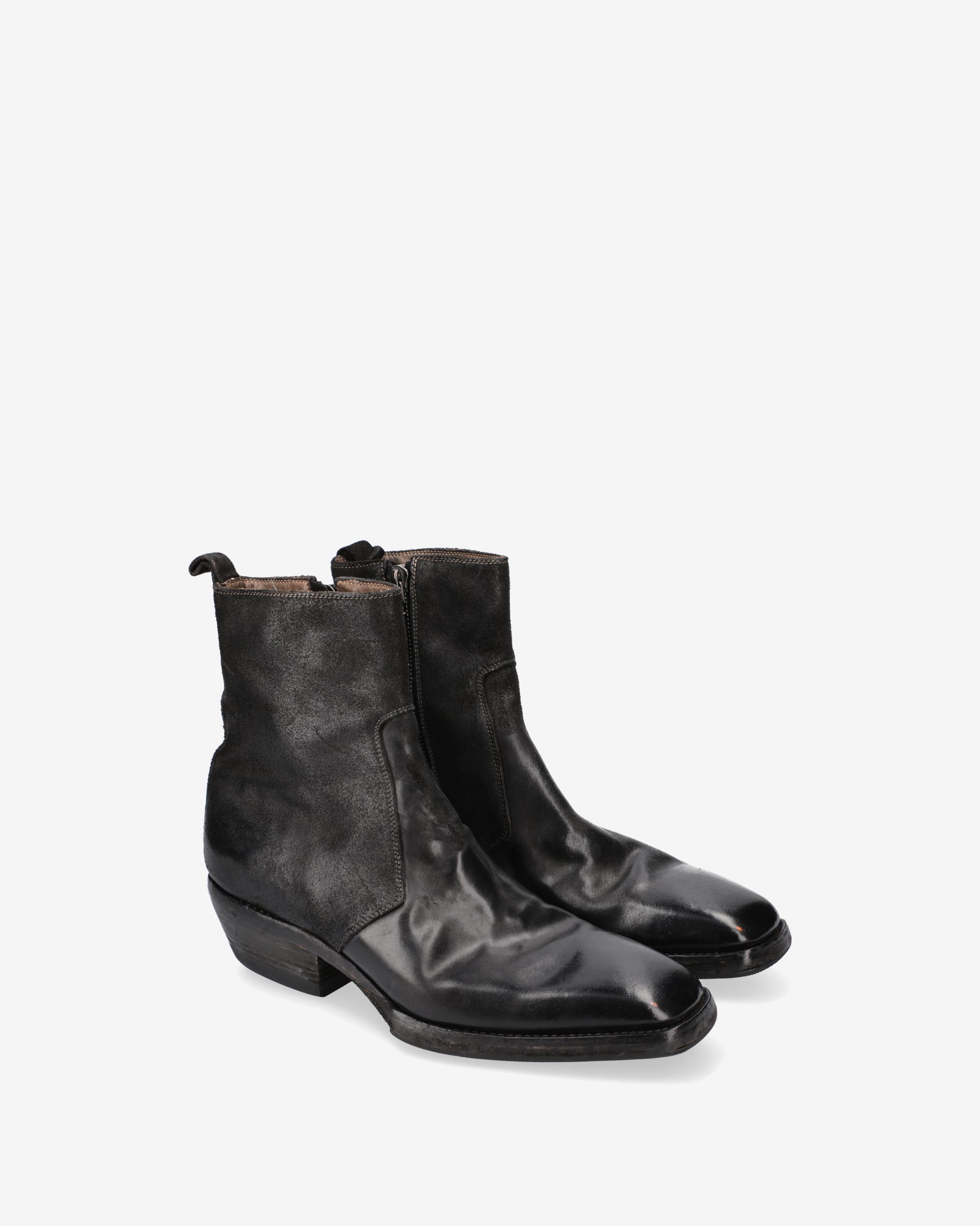 Premiata Boots bottines cordovan noir homme cuir