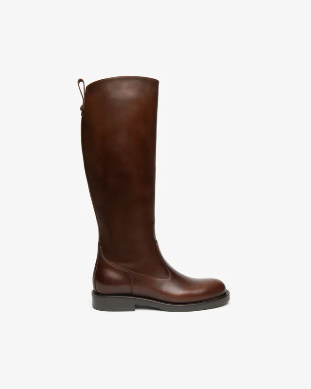 Nero Giardini Boots Bottes Cuir Femme Zip Talon 30 mm