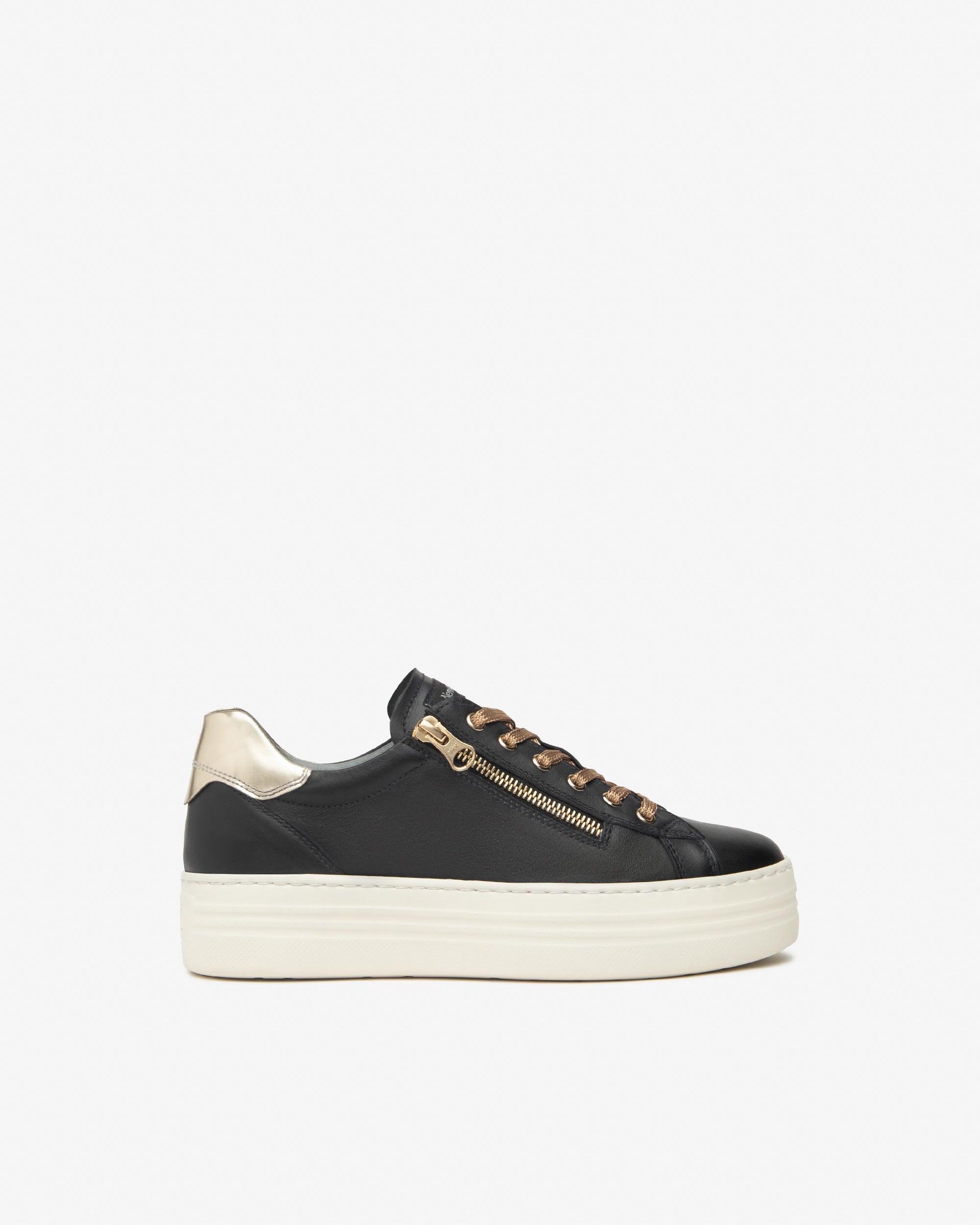Nero Giardini Sneakers baskets cuir femme tissu technique