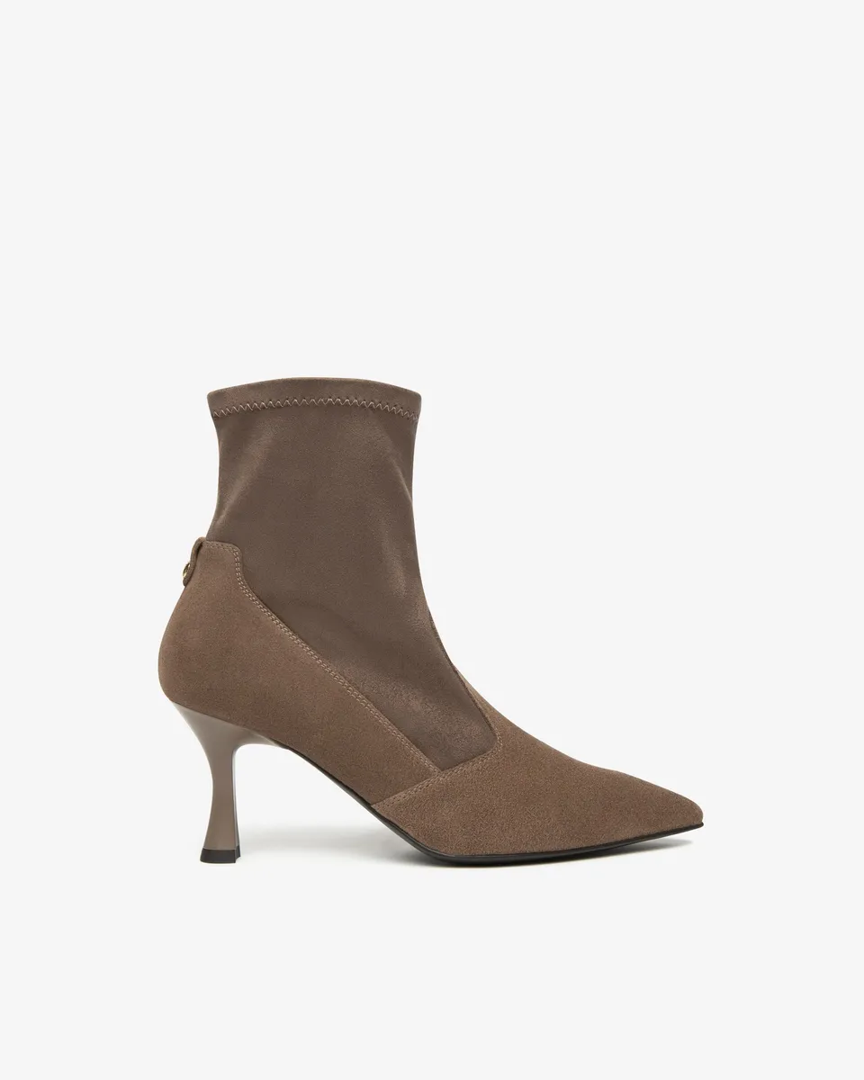 Nero Giardini Ankle Boots bottines cuir femme daim talon 75