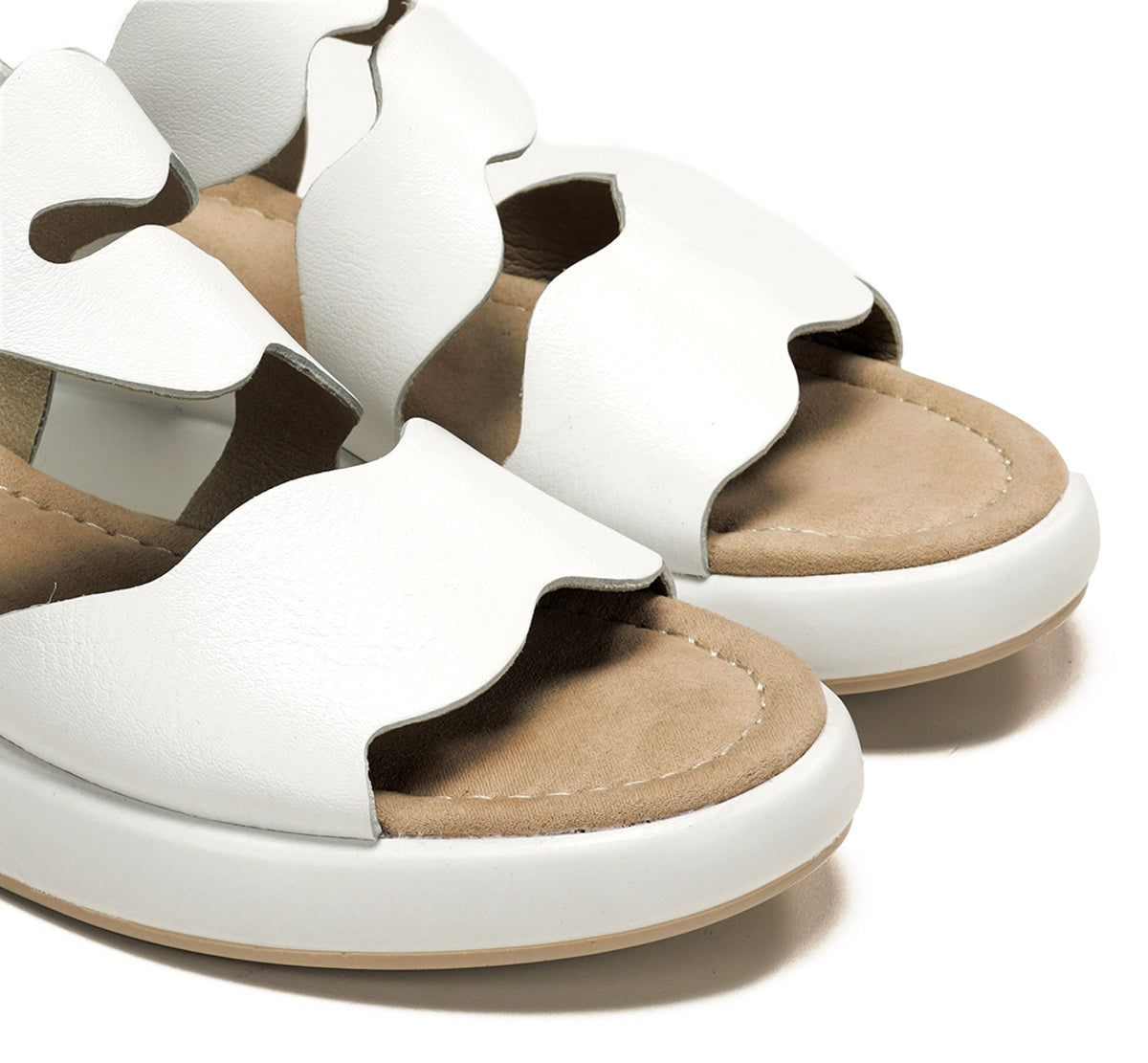 Dorking Slam D9290 sandales femme blanc tressé