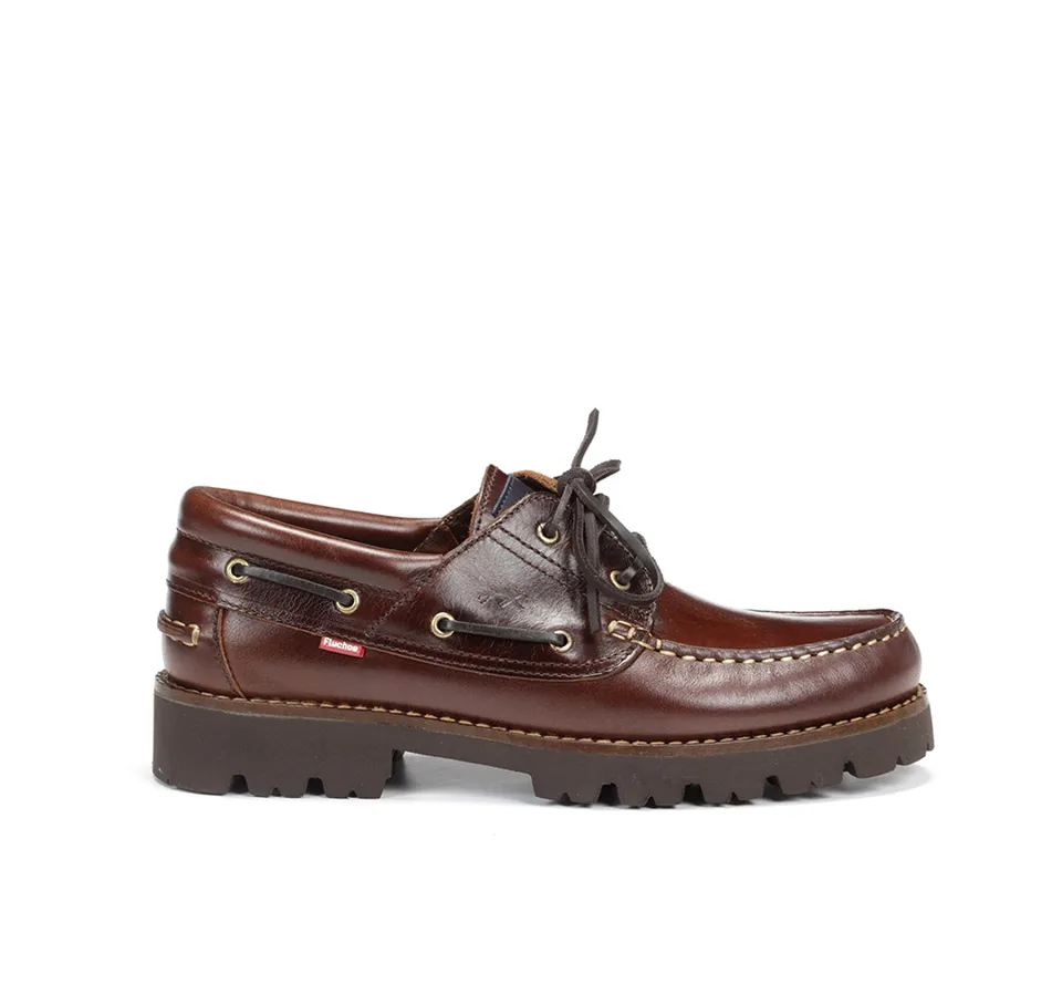 Fluchos Richfield F0046 chaussures homme marron cuir