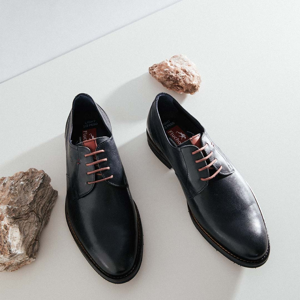 Fluchos Olimpo F0137 Chaussure Homme Bleu Léger