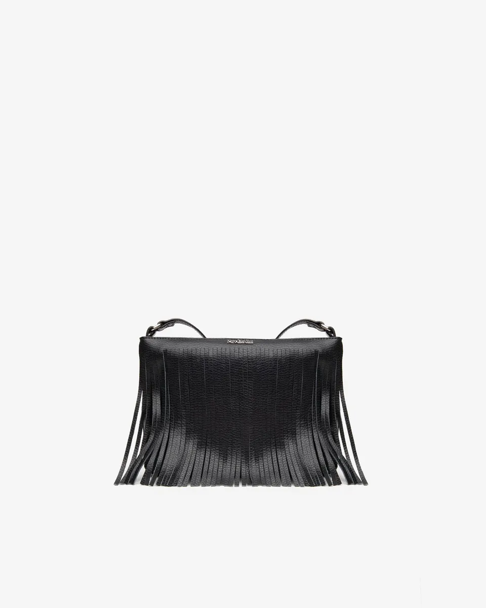 Nero Giardini Bags sac bandoulière cuir franges PZ
