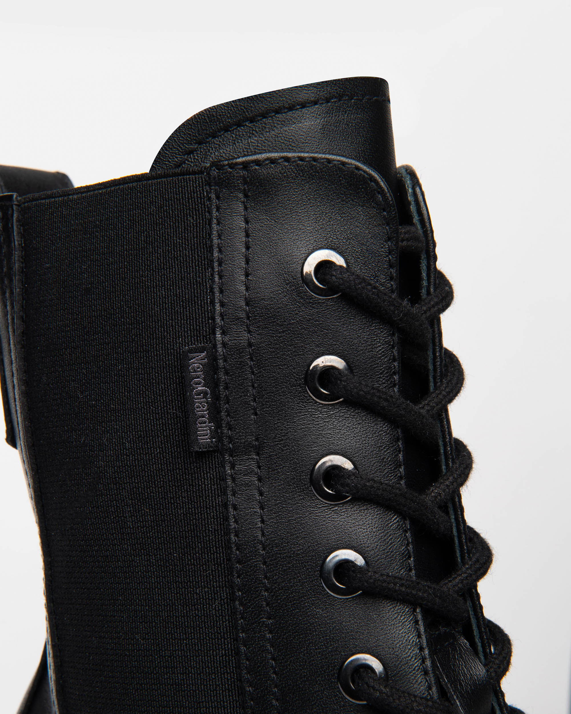 Nero Giardini Combat Boots rangers cuir femme 38 hiver