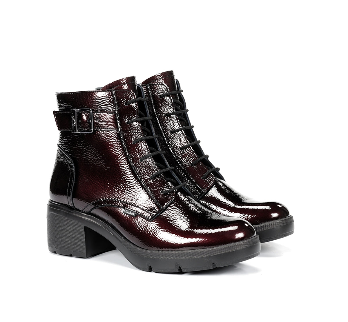 Fluchos Fugaz F2107 bottine bordeaux femme cuir talon