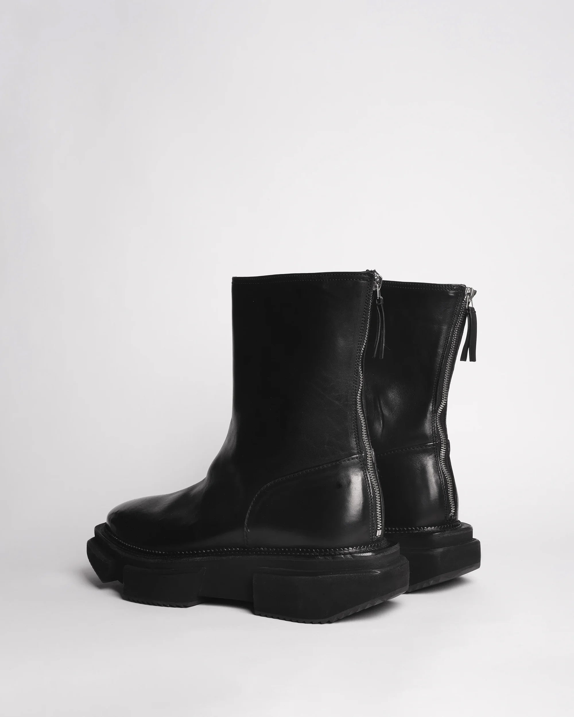 Premiata Boots 019 chaussures cuir sculpté