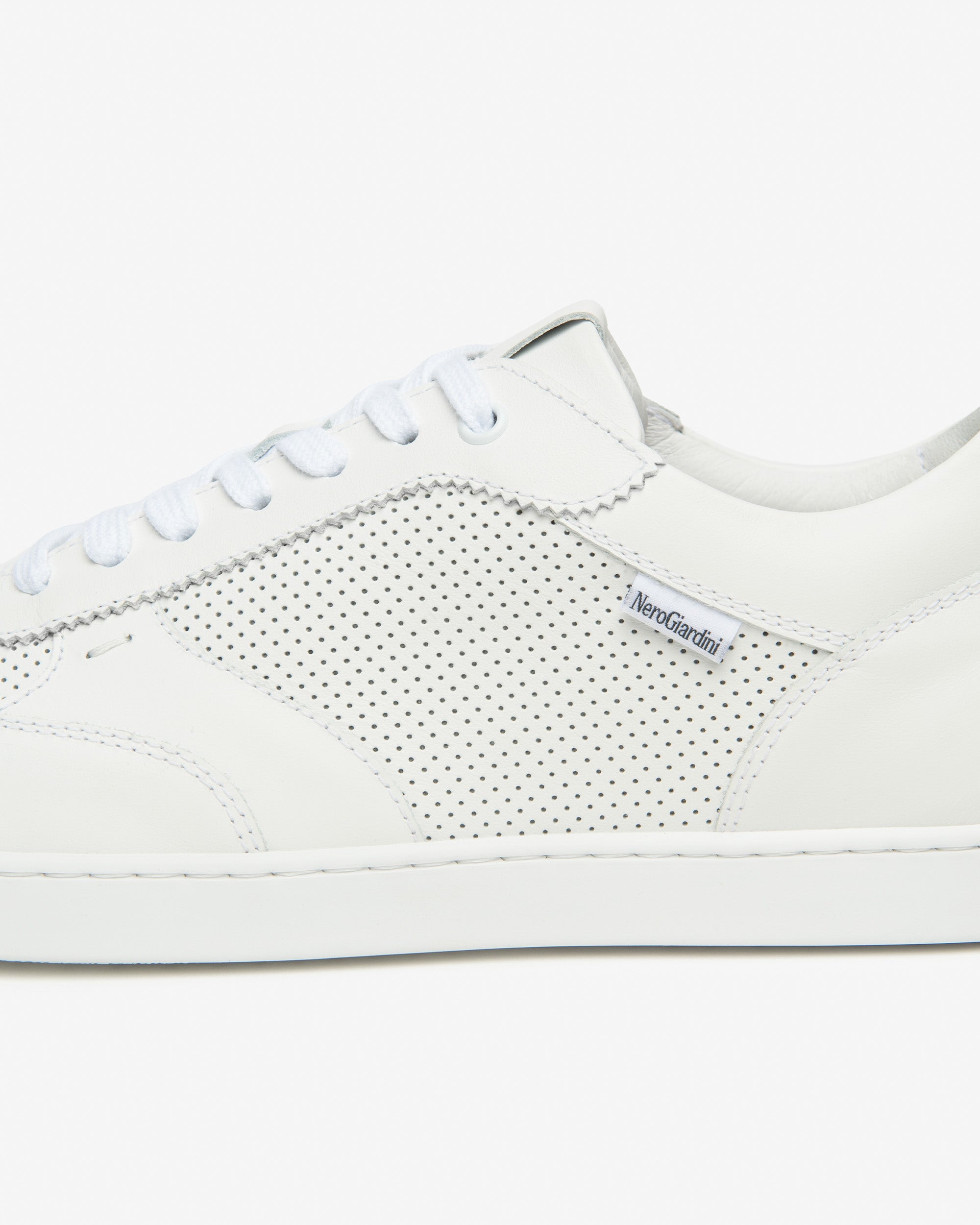 Nero Giardini Sneakers baskets cuir homme toile