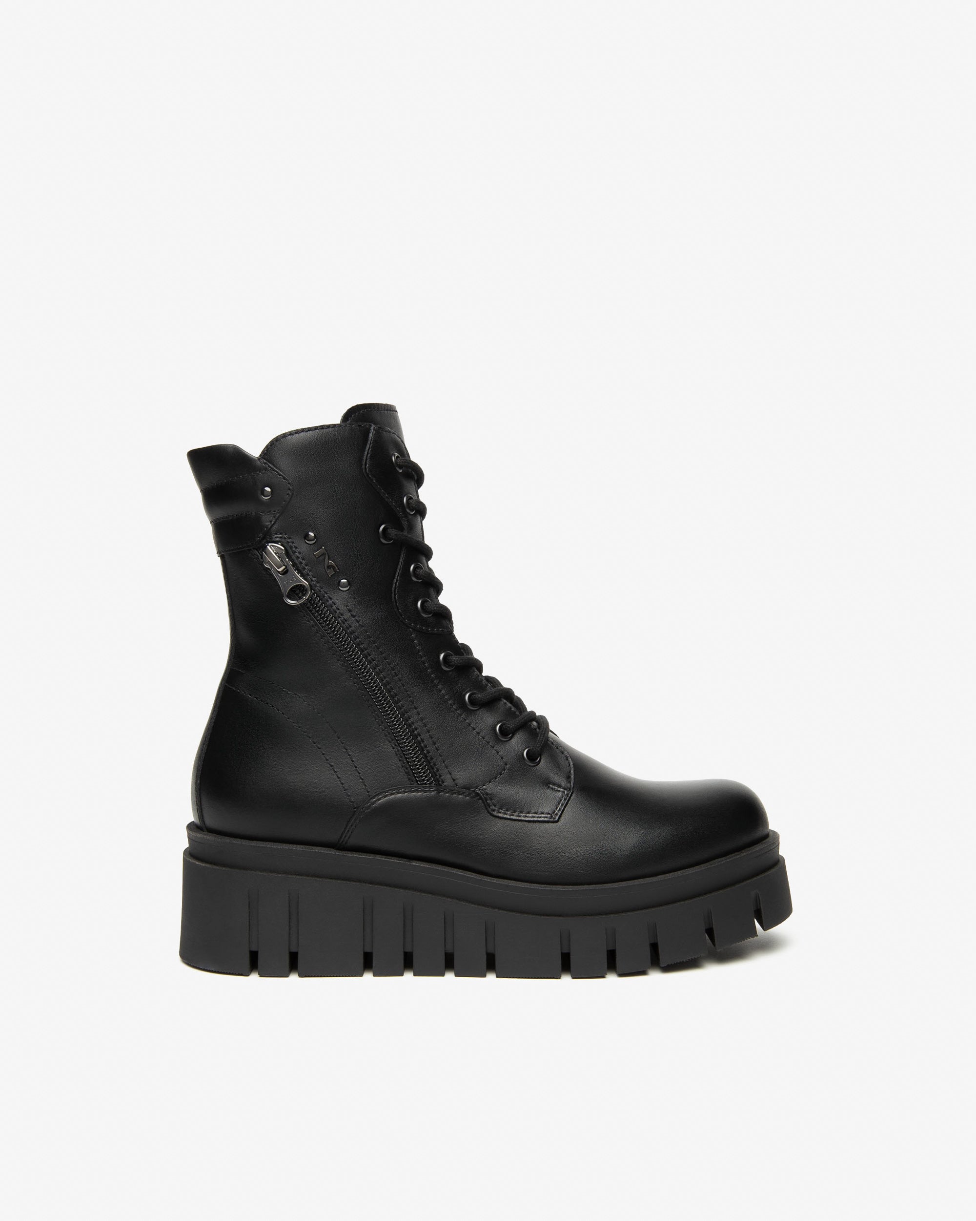 Nero Giardini Combat Boots Rangers Cuir Femme
