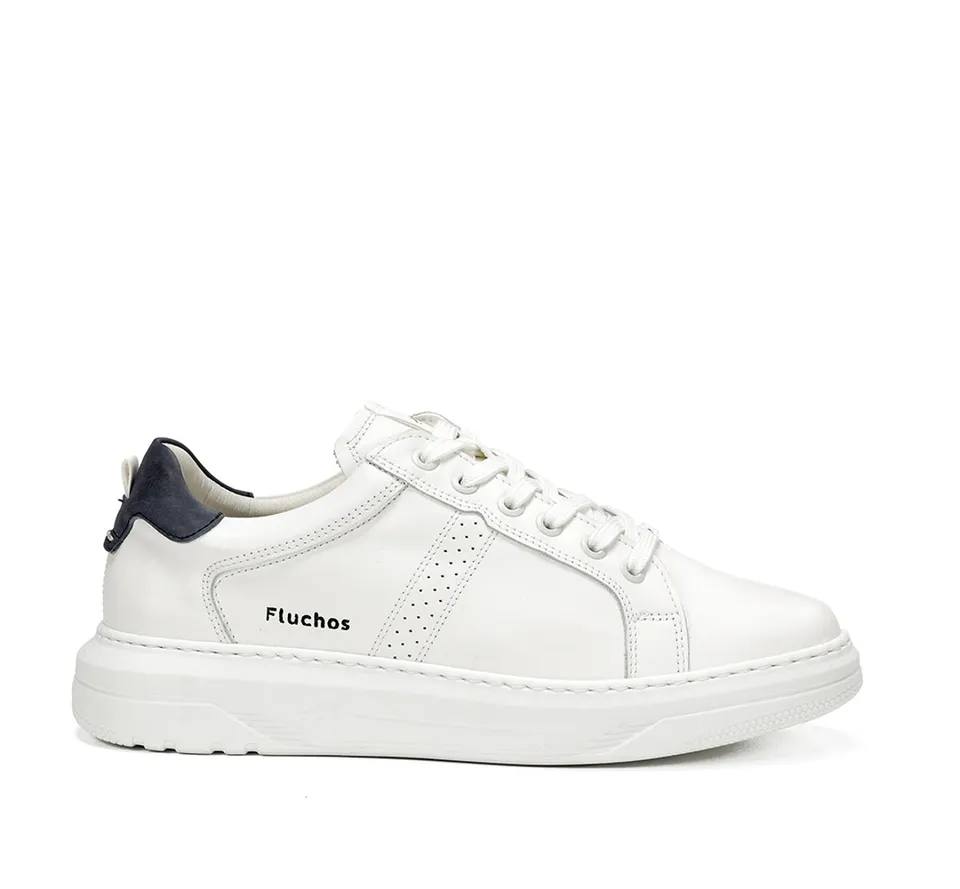 Fluchos Boston F1966 sneakers homme blanc confort