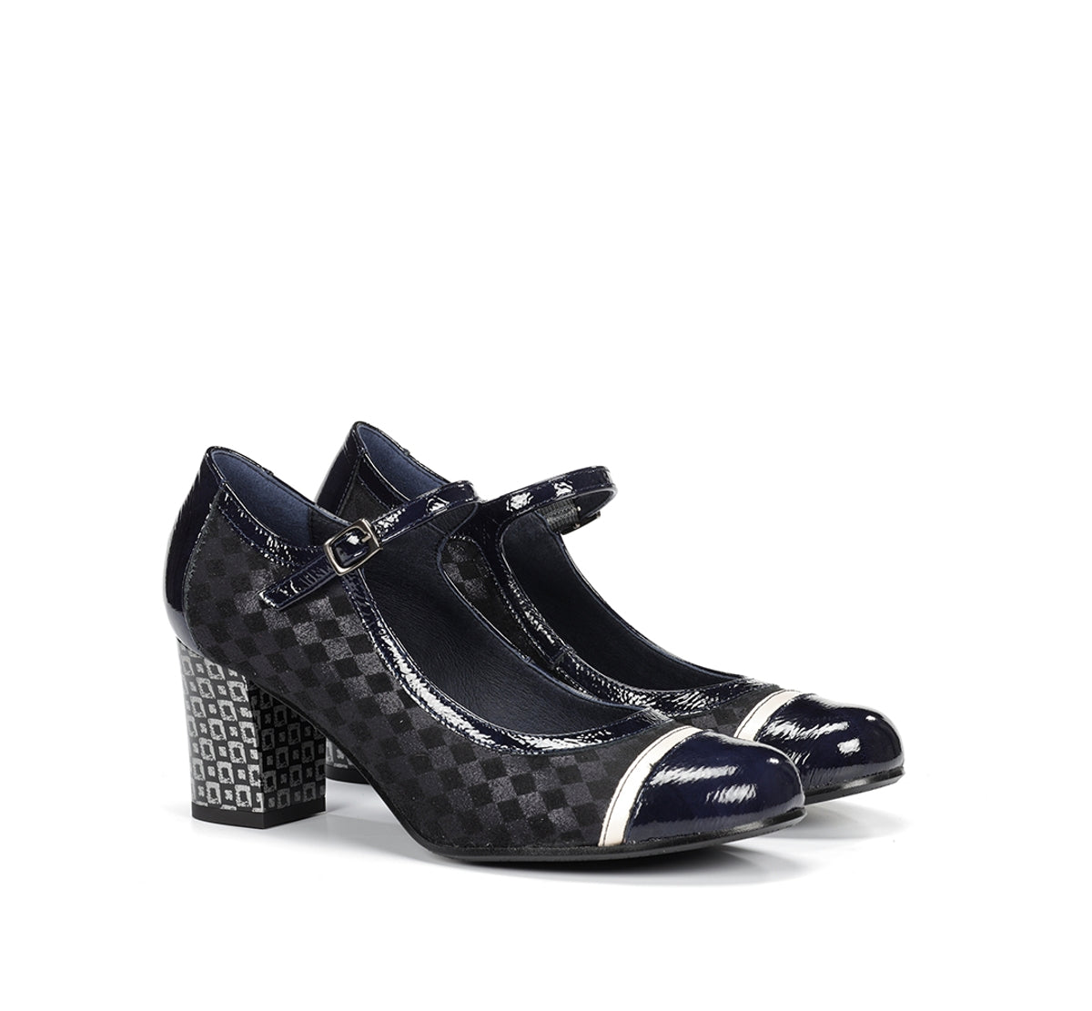 Dorking Rodin D8669 chaussure bleue femme cuir