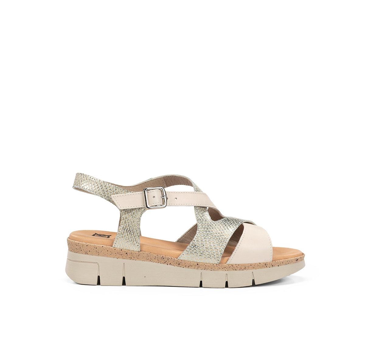 Dorking by Fluchos Klau D9485 sandale blanche femme