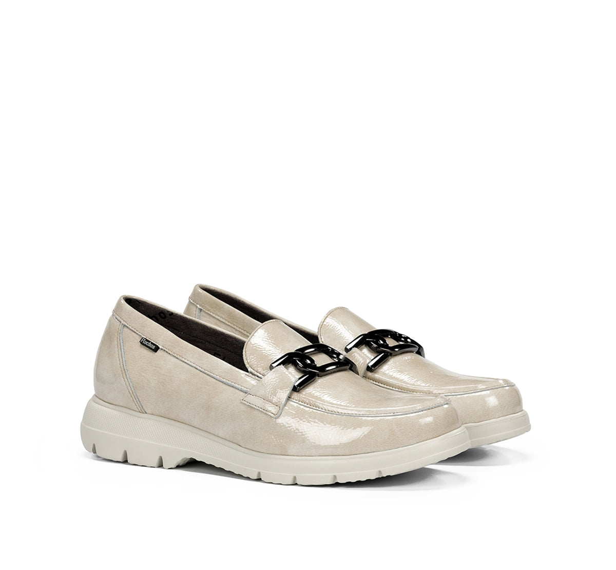 Fluchos Gladis F1794 mocassin femme gris