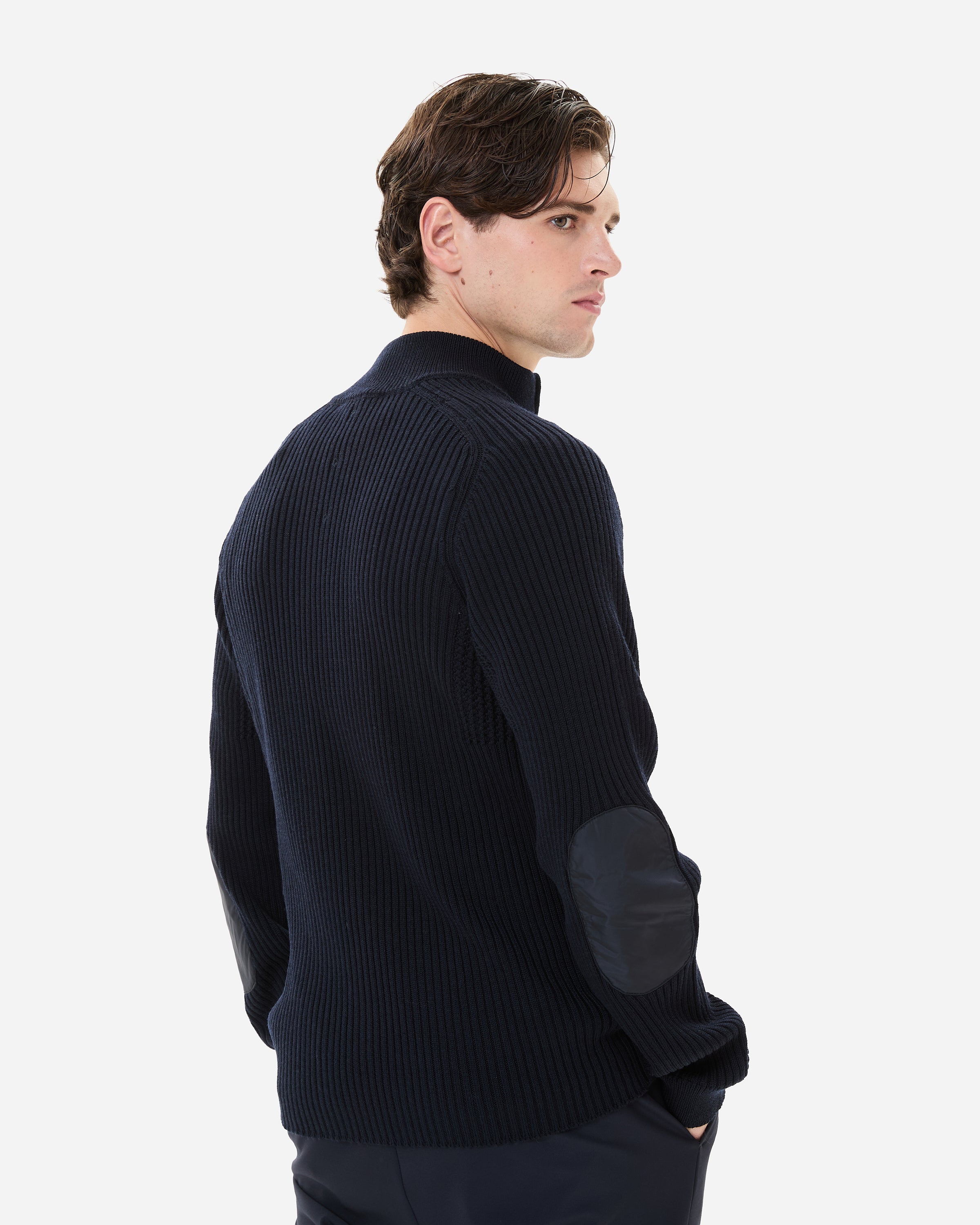 Premiata cardigan zip laine homme hydrofuge