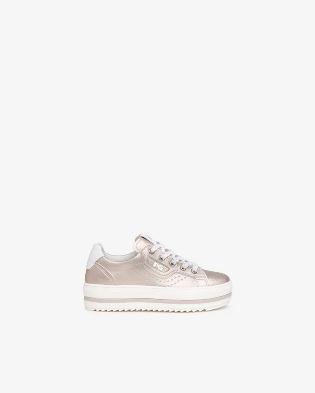 Nero Giardini Sneakers baskets ado fille zip cuir
