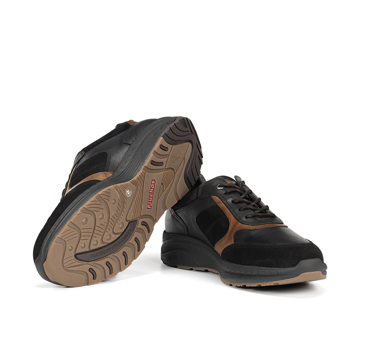 Fluchos Ryder F2289 baskets homme noires cuir