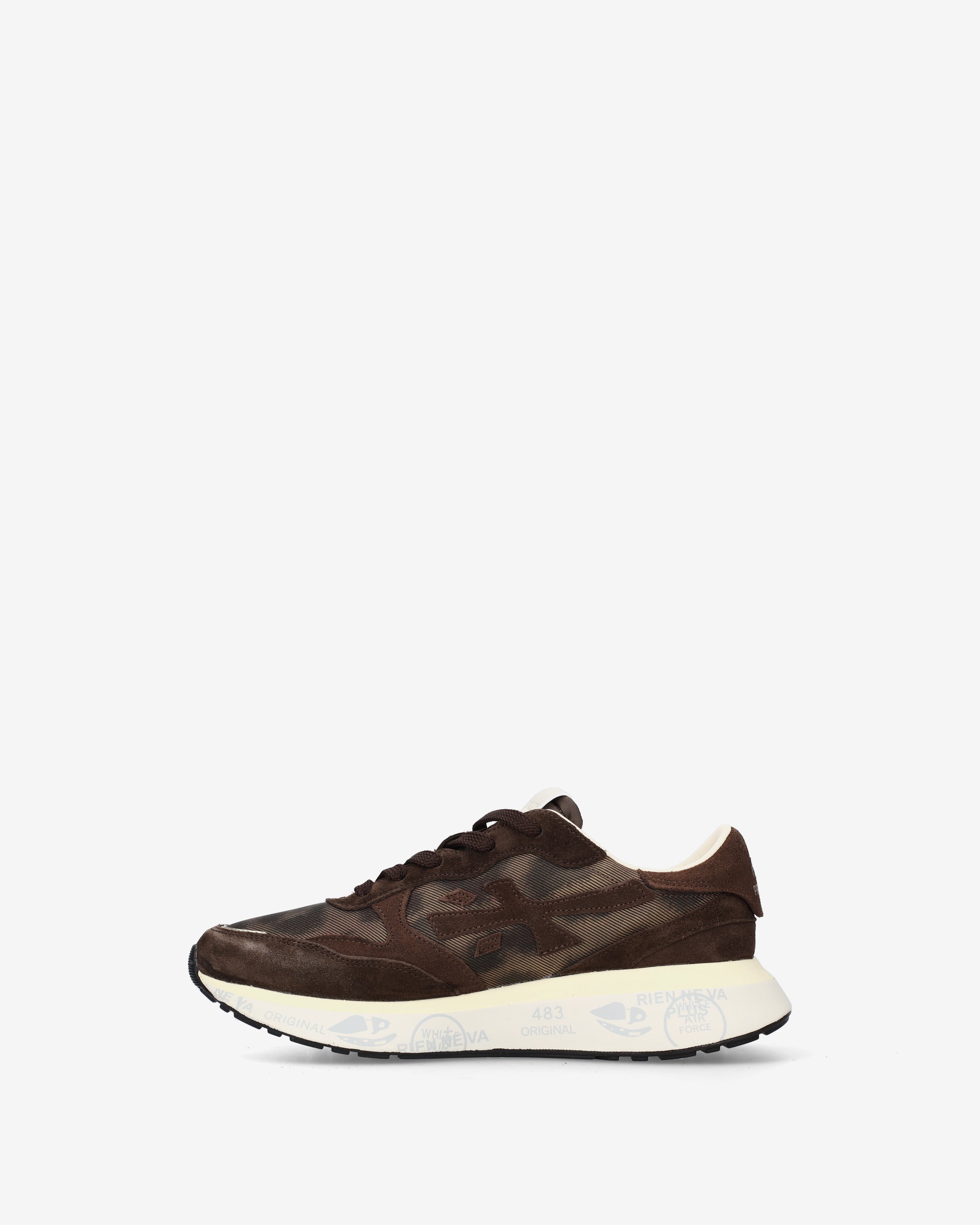 Premiata Lauryn 8548 sneakers femme marron imprimé animal