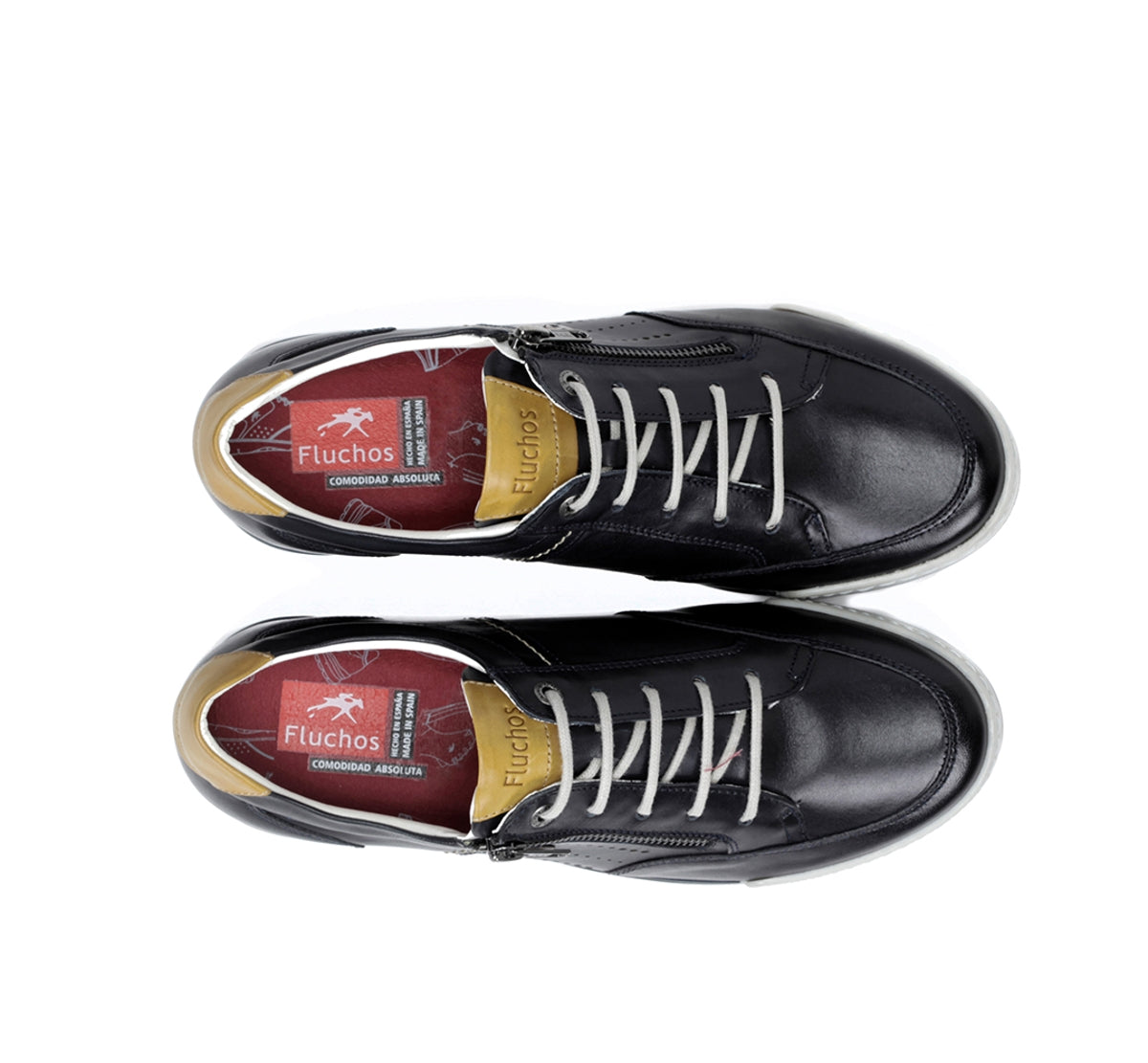 Fluchos Etna F0148 chaussure homme bleu casual