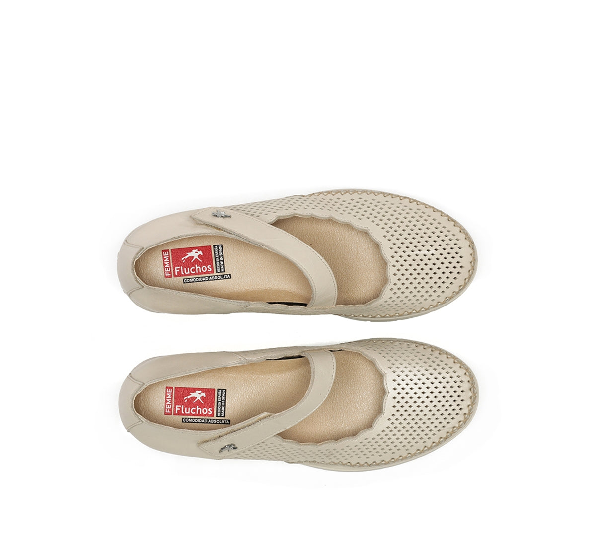 Fluchos Fluvia F2423 chaussure femme taupe cuir