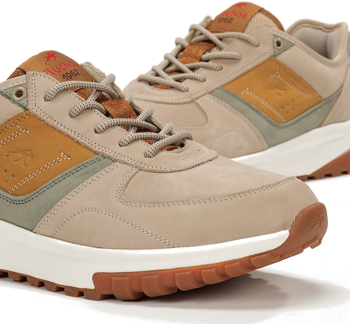 Fluchos Arion F2012 baskets homme taupe confort