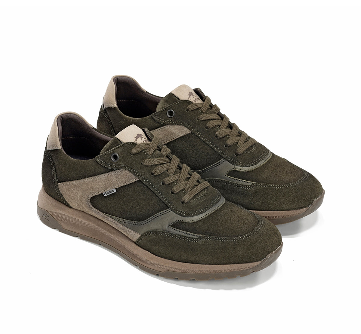 Fluchos Karter F2531 sneaker verte homme confort