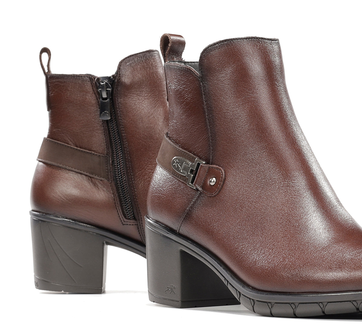 Fluchos Nydia F1798 bottines femme marron élégantes