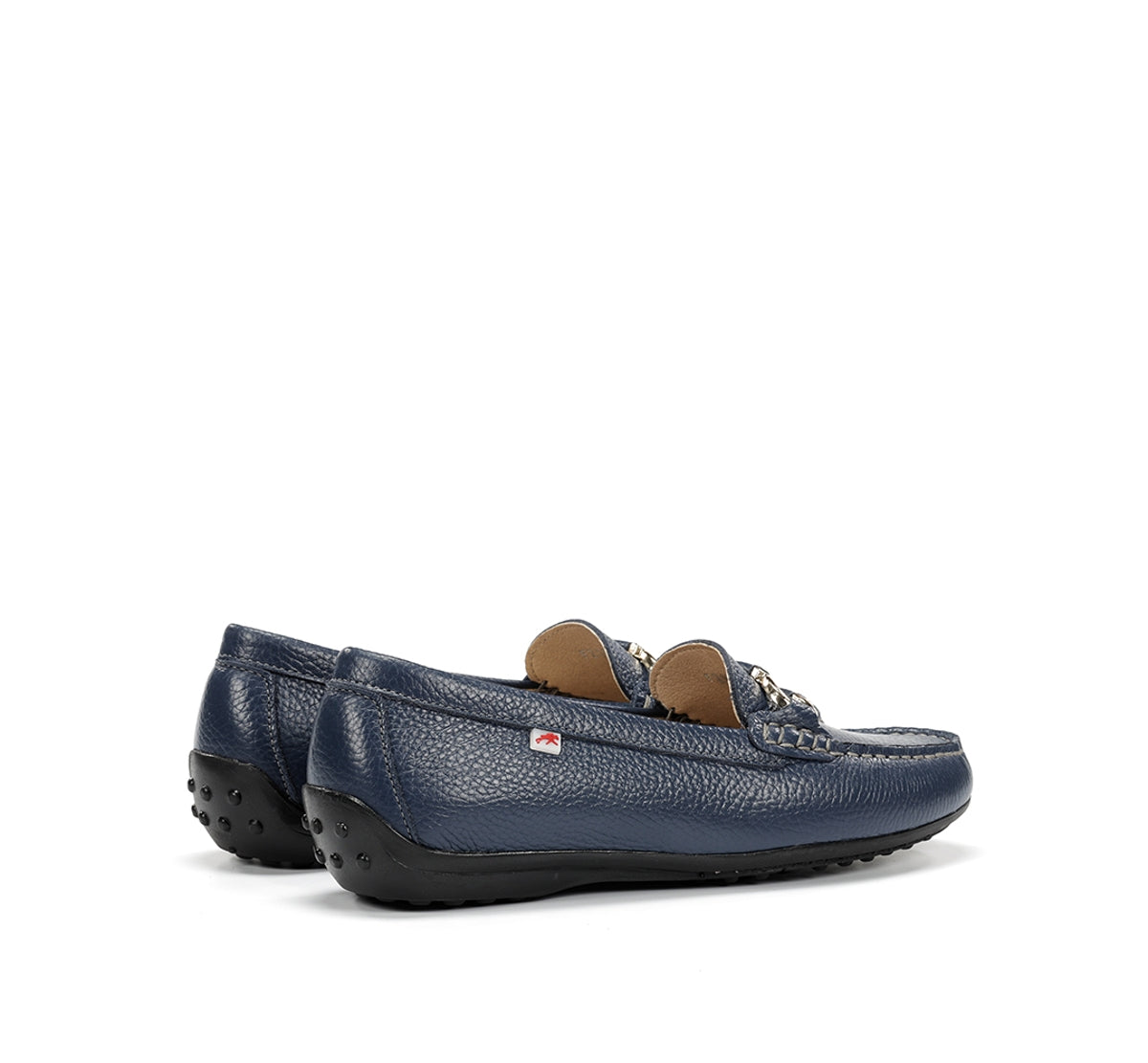 Fluchos Bruni F2156 mocassins femme bleus cuir