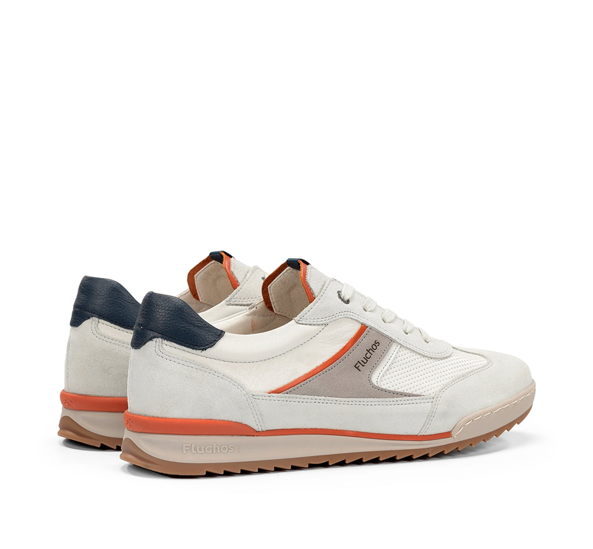 Fluchos Elder F2184 baskets homme blanc confort
