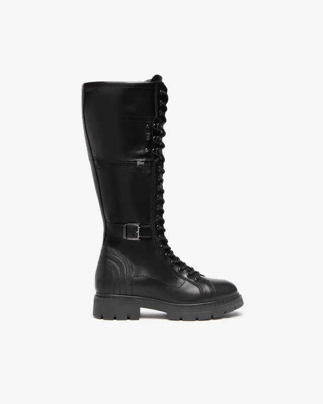 Nero Giardini Boots bottines cuir femme combat hiver