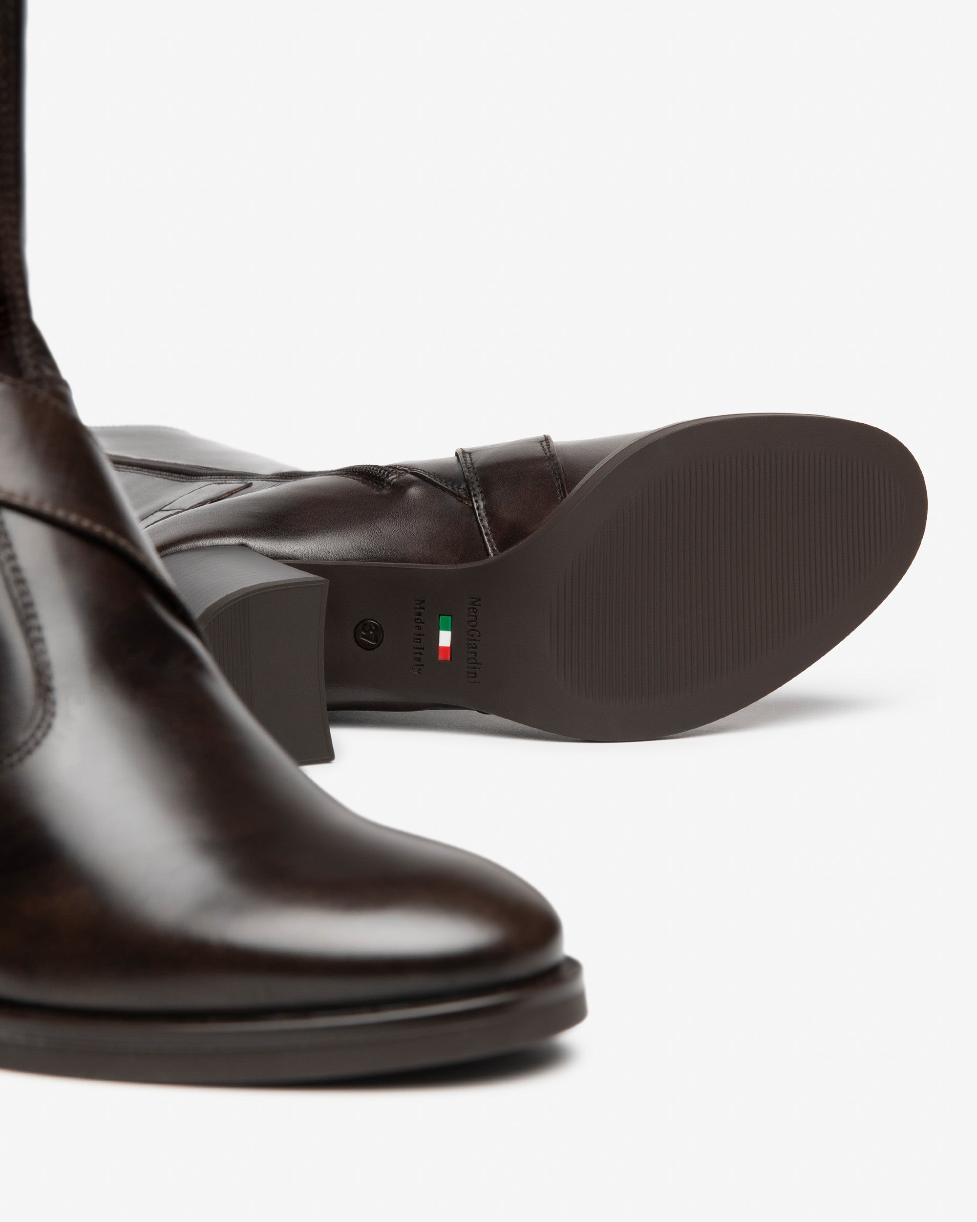 Nero Giardini Boots bottes cuir femme talon 75
