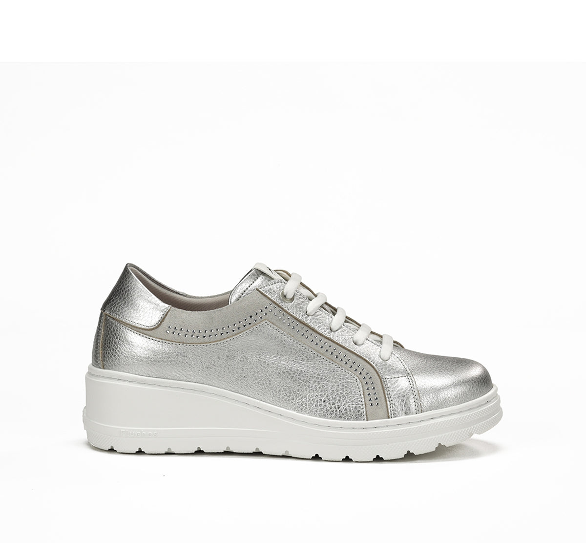 Fluchos Aqua F1997 basket compensée argent femme