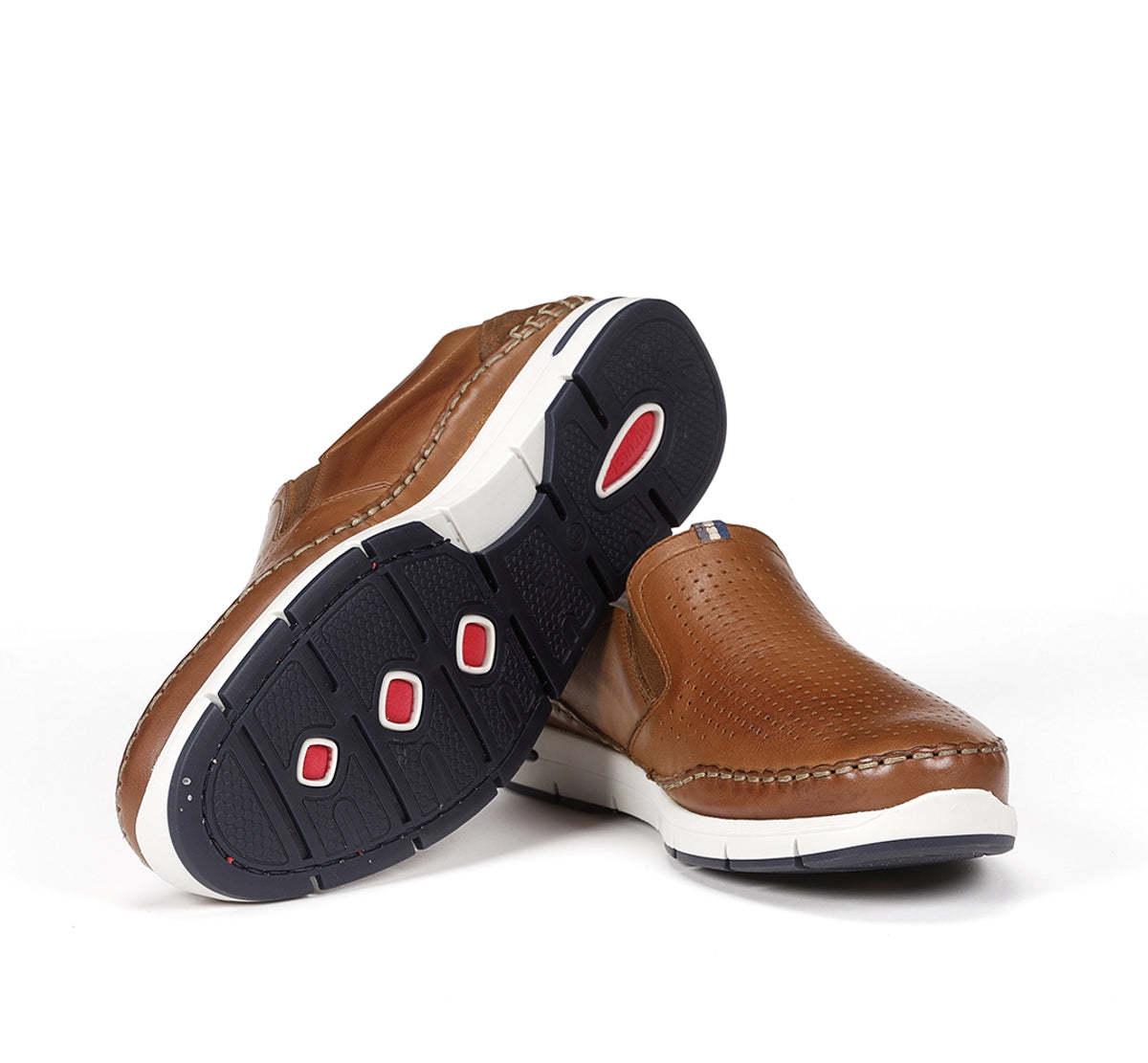 Fluchos Yannic F1445 slip-on homme marron lacets