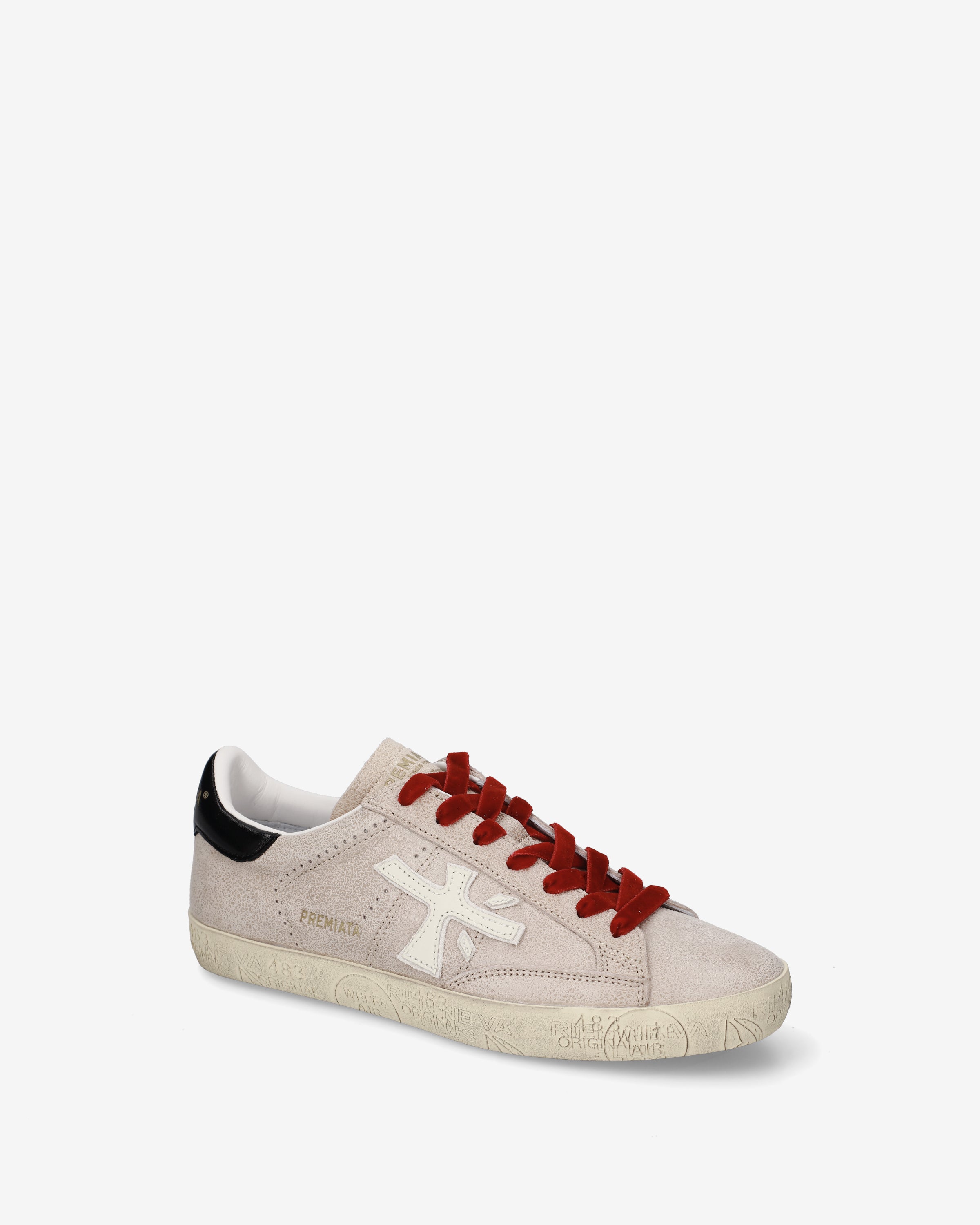 Premiata Stevend 8492 sneakers cuir beige pointure 38