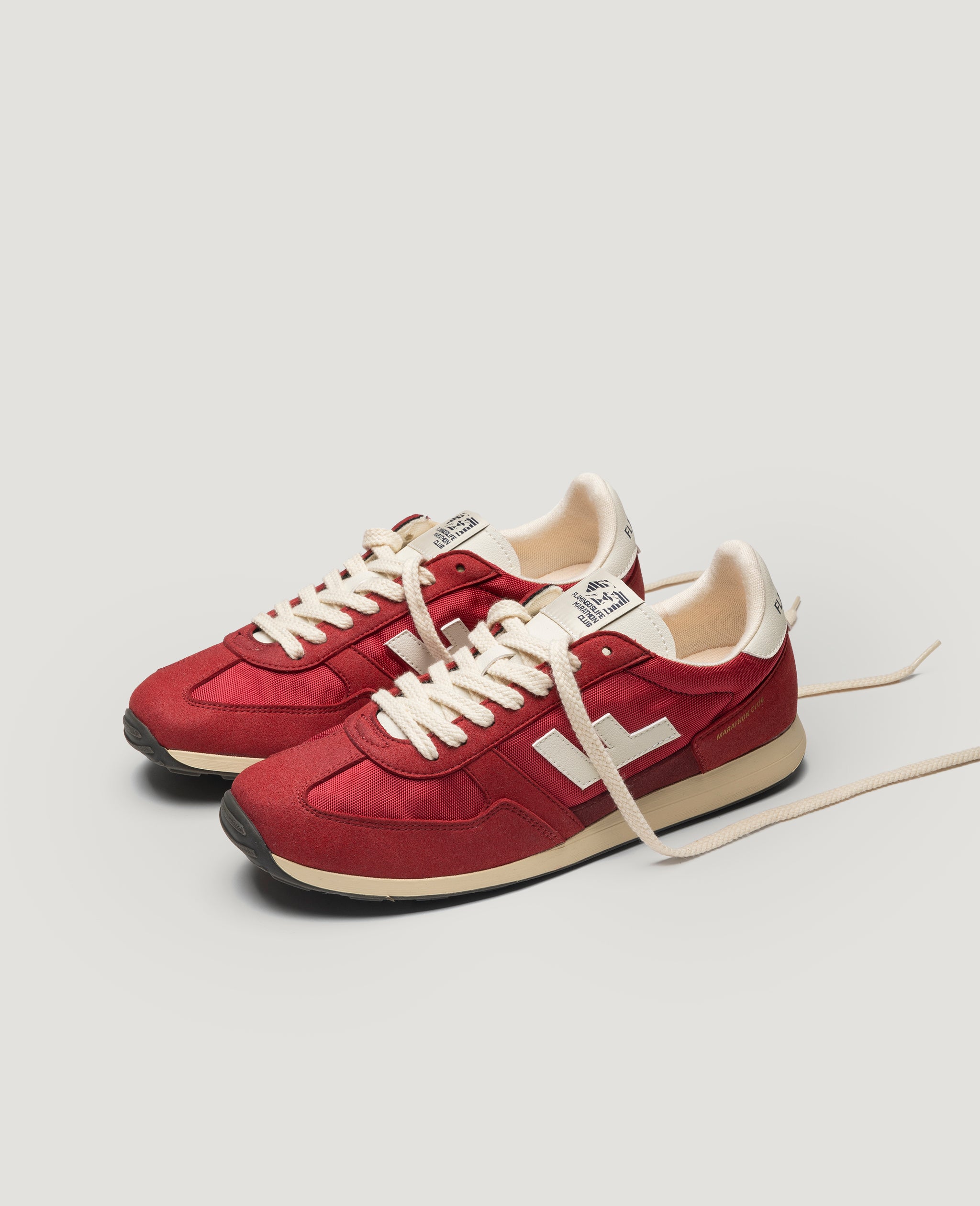 Flamingos Life Marathon Club Scarlet sneakers vegan rouge