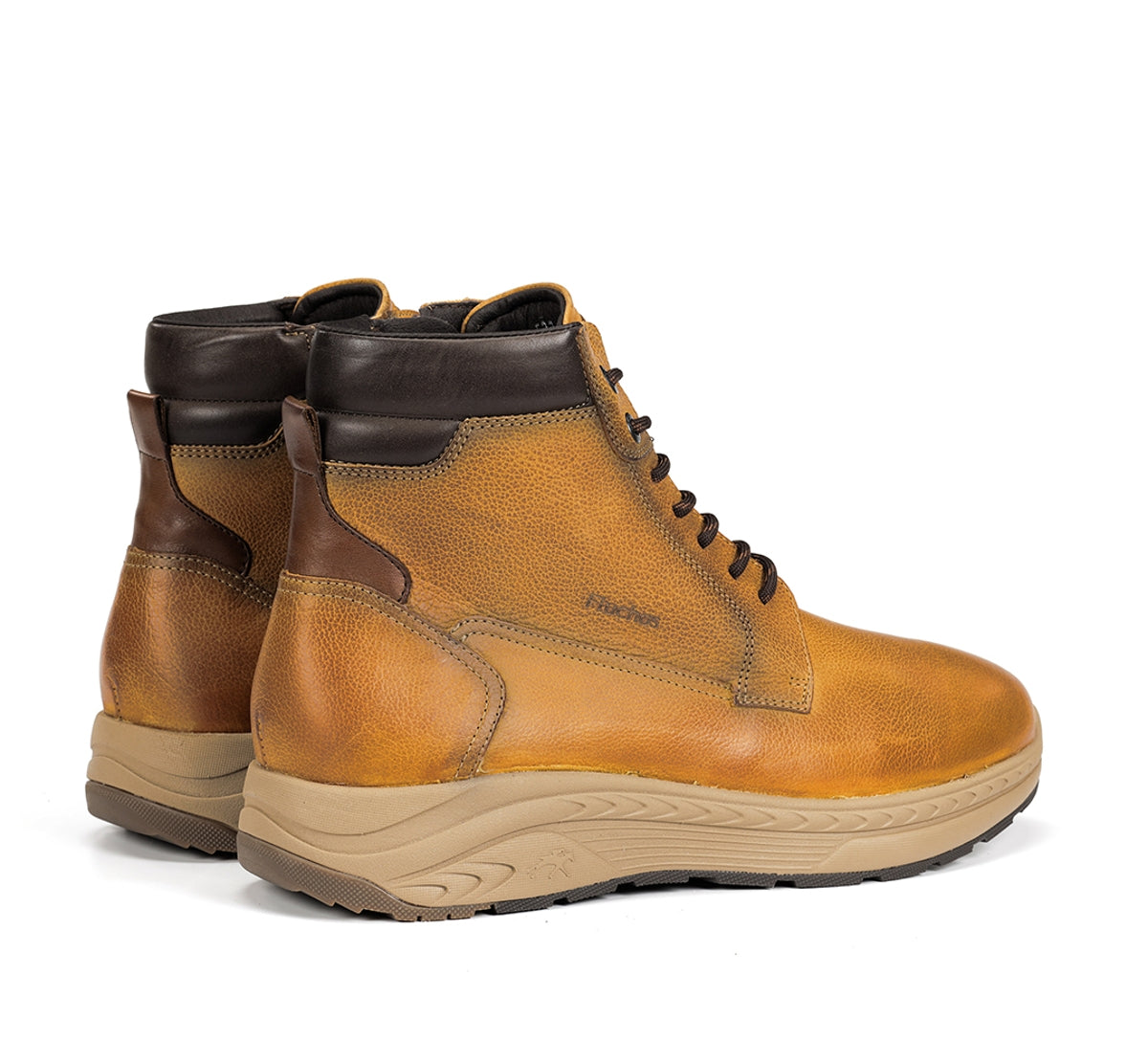 Fluchos Ryder F2292 botte homme jaune lacets hiver