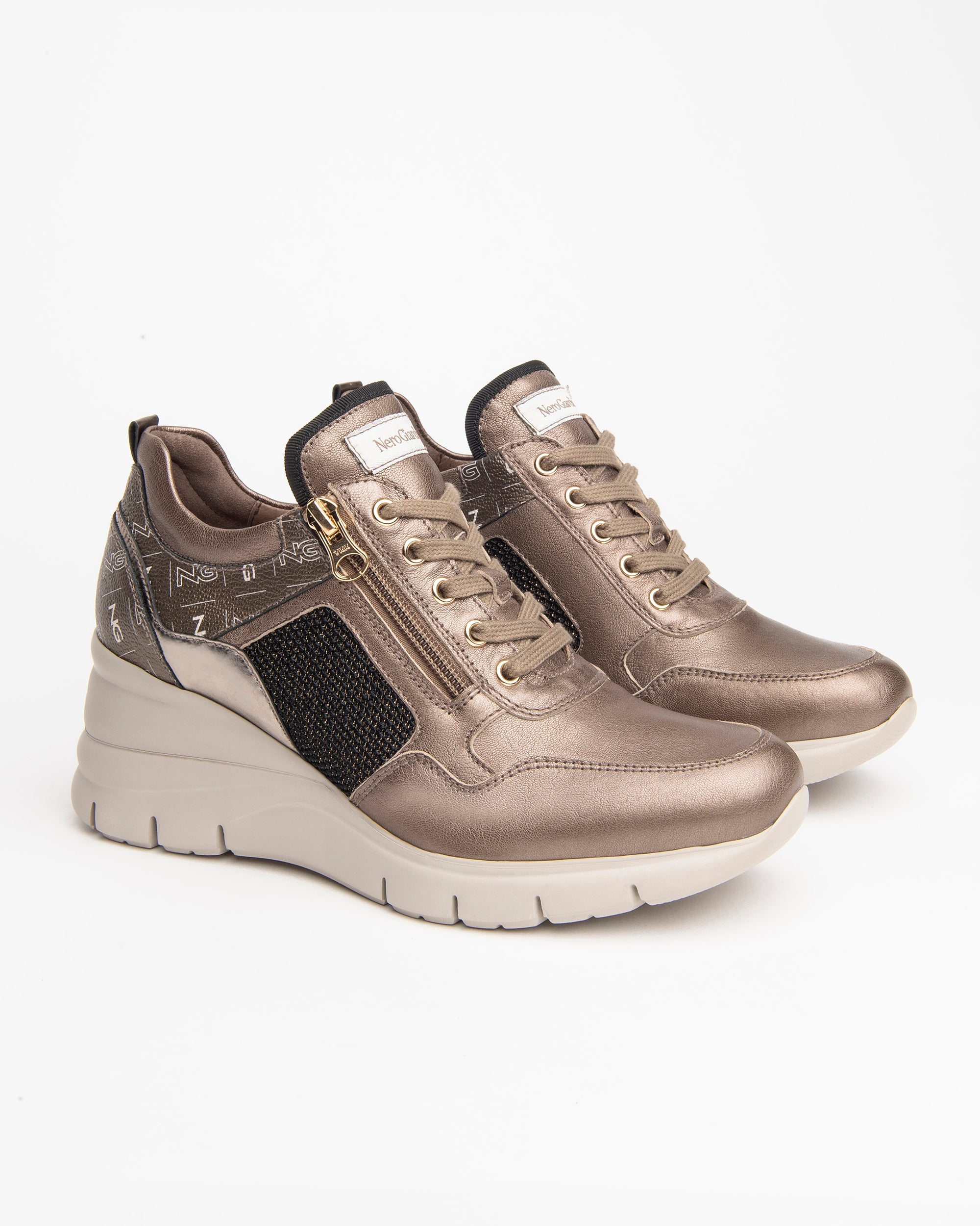 Nero Giardini Sneakers baskets cuir femme hiver